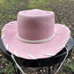 M&F Western Products Kids Medium Pink Wool Cowboy Western Hat